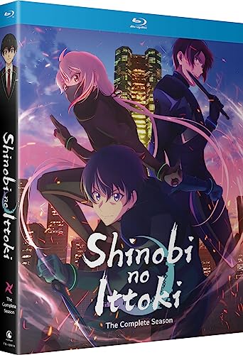 Blu-ray cover for anime “Shinobi No Ittoki” featuring three ninja characters.