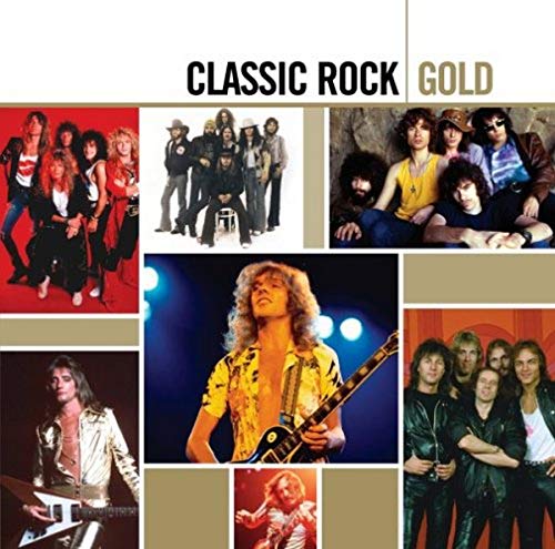 CD cover featuring photos of various rock bands and musicians.