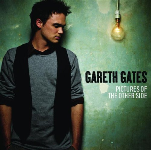 Gareth Gates album cover, featuring a portrait and lightbulb.