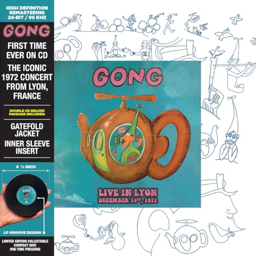 CD cover art featuring a brown teapot with a propeller against a blue background.