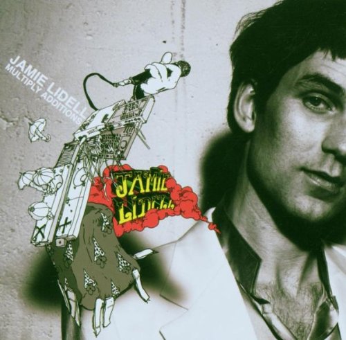 Jamie Lidell album cover, "Multiply Additions," featuring a sketched hand and portrait.