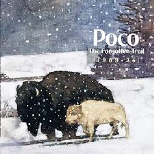 CD cover: bison in snowy landscape with "Poco - The Forgotten Trail" text.