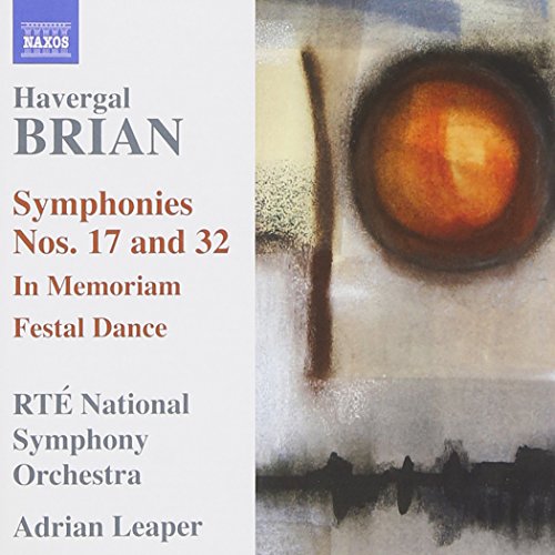 CD cover for Brian’s Symphonies Nos. 17 & 32, abstract art.