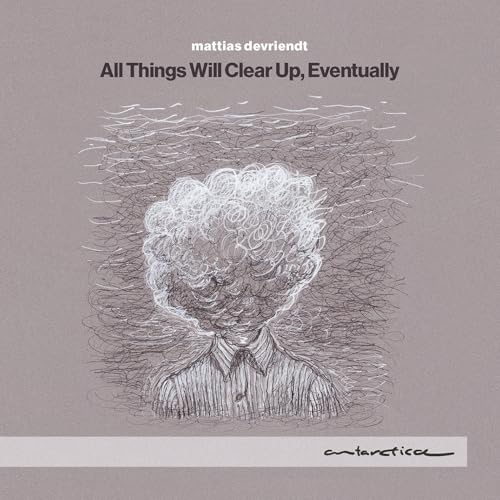 CD cover for Mattias Devriendt’s “Things Will Clear” with sketched portrait.