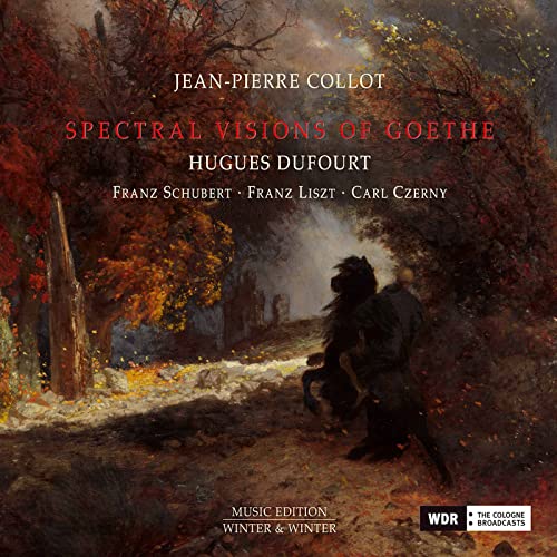 CD cover: painting of a man and horse in a forest landscape.