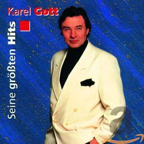 Karel Gott CD cover featuring a portrait of the singer in a white jacket.