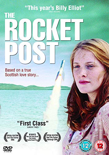 DVD cover for "The Rocket Post" featuring a girl and a rocket launch.