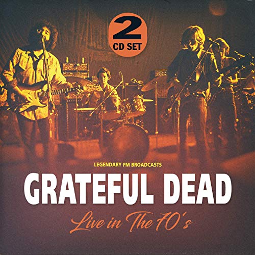 Grateful Dead album cover featuring band performing live in the 70s.
