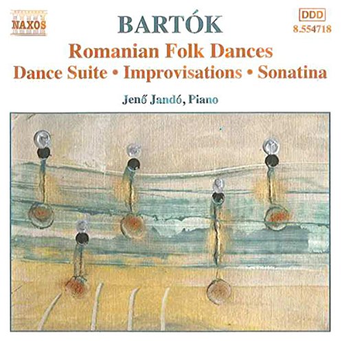 CD cover for Bartók’s Romanian Folk Dances performed by Jenő Jandó.