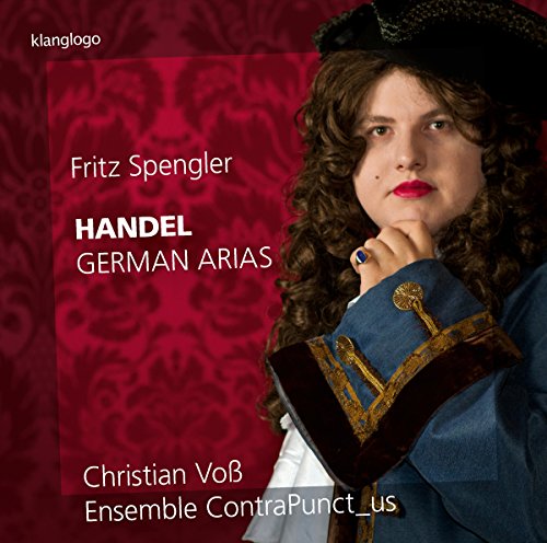 CD cover: portrait of a person in 18th-century attire, red background.