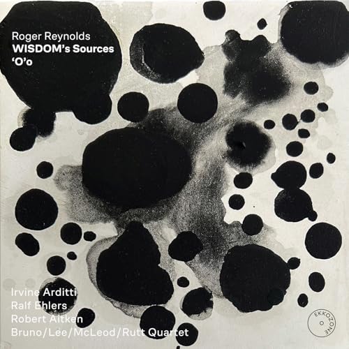 CD cover: abstract black ink blots with composer and performer names.