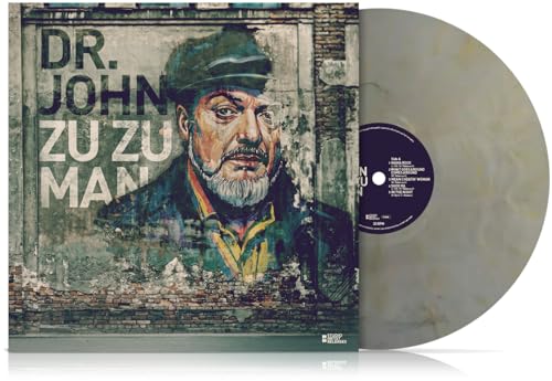 Dr. John album cover “Zu Zu Man” with coloured vinyl record shown.