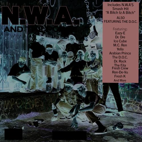 N.W.A. & The Posse vinyl album cover with group portrait.
