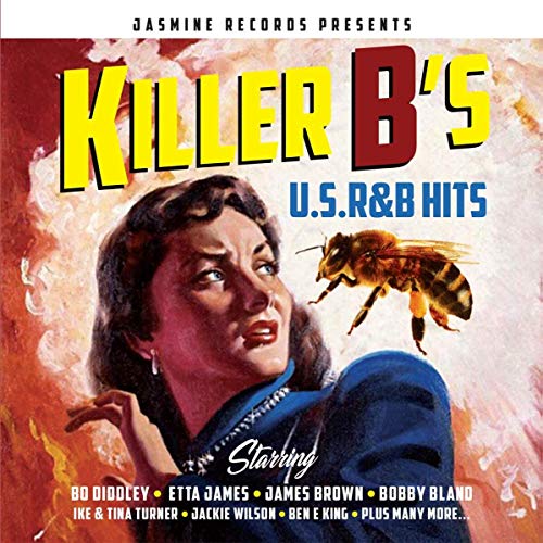 CD cover: "Killer Bs" R&B hits with woman and bee illustration.