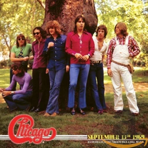Album cover for Chicago’s “September 13th 1969” featuring a group portrait.