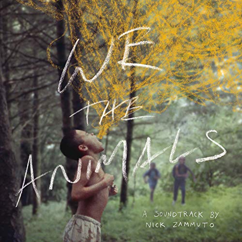 Vinyl album cover for “We The Animals” soundtrack, featuring children in woods.