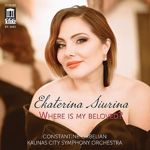CD cover featuring Ekaterina Siurina, a classical singer with red hair.