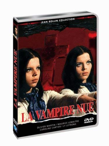 DVD cover for "The Nude Vampire" featuring two women with dark hair.