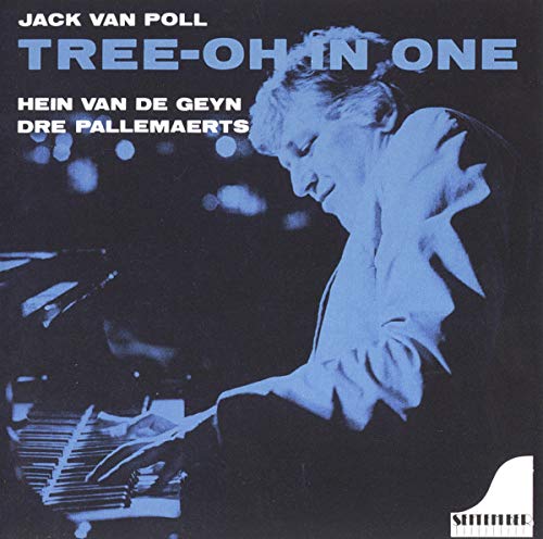 CD cover: Jack Van Poll playing piano in blue tones.