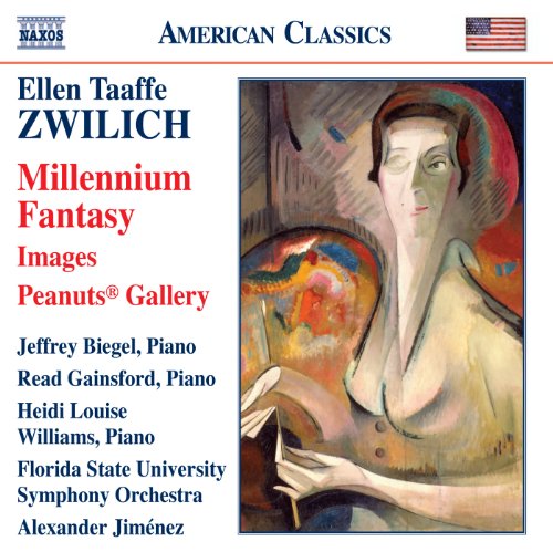 CD cover for "Zwilich Millennium Fantasy" featuring a portrait painting.