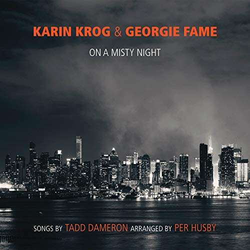 CD cover: City skyline at night with text āKarin Krog & Georgie Fameā.