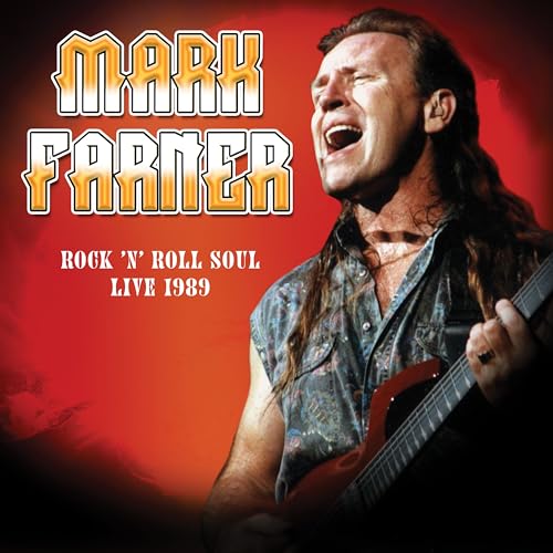 Mark Farner album cover: singer with guitar, text âRock ân Roll Soul.â