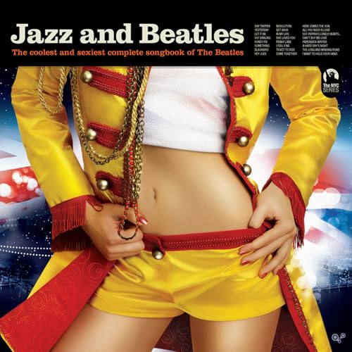 Album cover for āJazz and Beatlesā featuring a person in yellow attire.