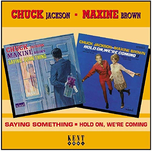 CD cover featuring Chuck Jackson & Maxine Brown with vintage record artwork.