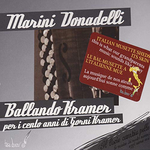 CD cover for "Ballando Kramer" by Marini Donadelli, featuring a piano.