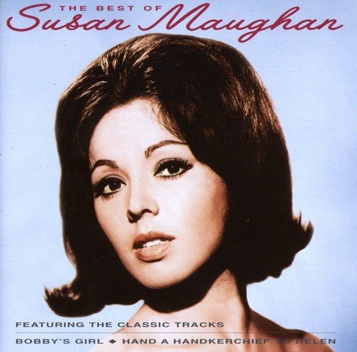CD cover featuring a portrait of singer Susan Maughan with dark hair.