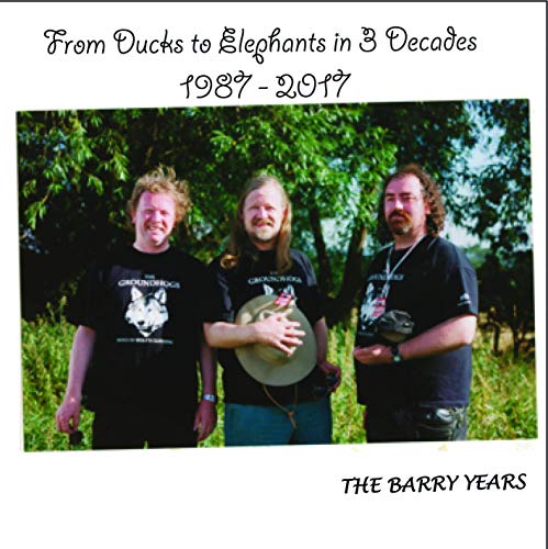 CD cover: three men in a field, text reads "From Ducks to Elephants.