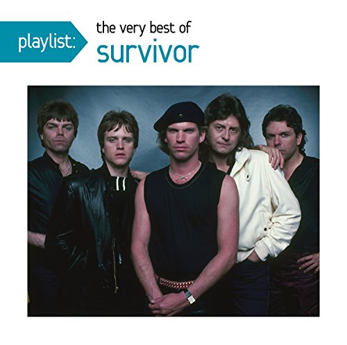 Survivor band photo on CD cover, titled "the very best of playlist".