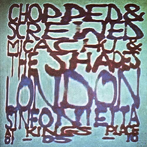 CD cover with dark blue, graffiti-style text on a light teal background.