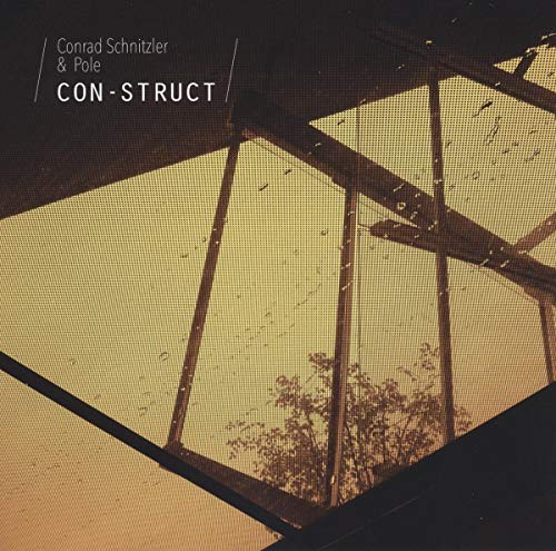 CD cover for Conrad Schnitzler & Pole’s “Con-Struct” featuring industrial architecture.