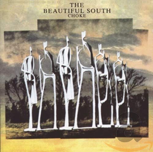 CD cover for The Beautiful South’s “Choke” featuring abstract figures.