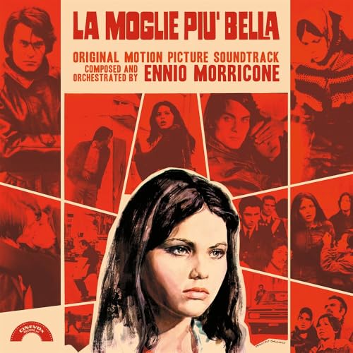 Album cover for "La Moglie Piu Bella" soundtrack by Ennio Morricone.