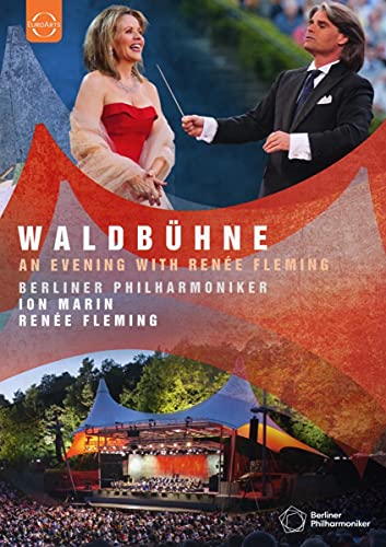 Renée Fleming and Ion Marin on DVD cover, with orchestra stage backdrop.