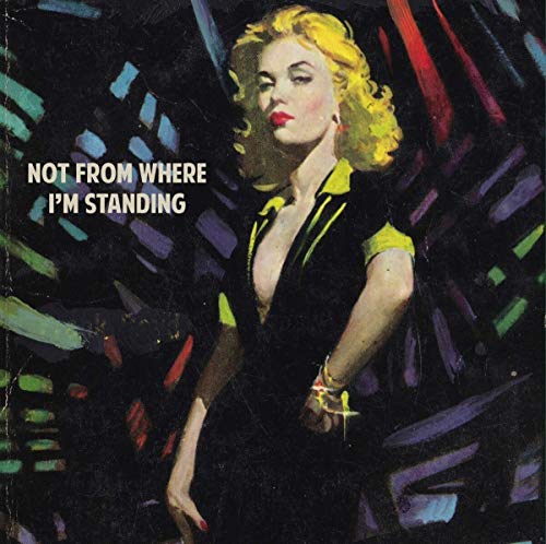 CD cover: woman with blonde hair, abstract dark and colorful background.