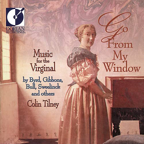 CD cover: woman in Elizabethan dress near a virginal instrument.