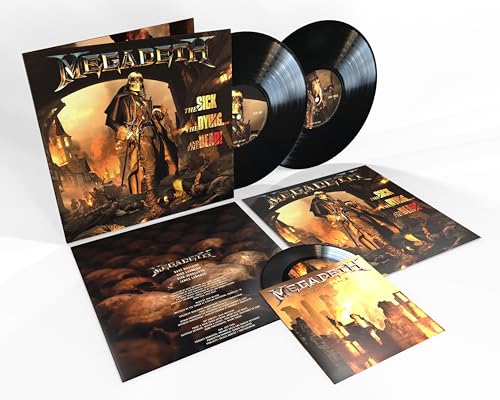 Megadeth’s “Sick. The Dying… & The Dead!” deluxe vinyl record set.
