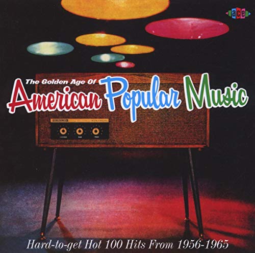 CD cover: vintage radio with colorful abstract circles above text.