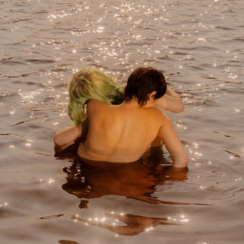CD cover: two people embracing in shimmering water.