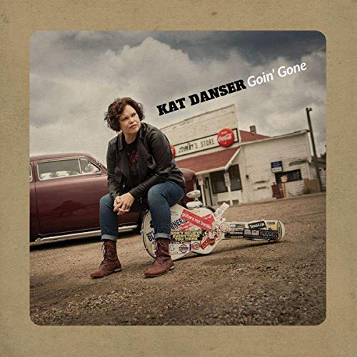 Kat Danser album cover featuring a woman by a vintage car and diner.