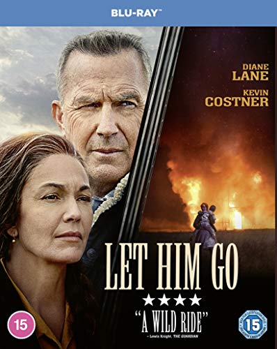 Let Him Go" Blu-ray cover featuring Kevin Costner and Diane Lane.