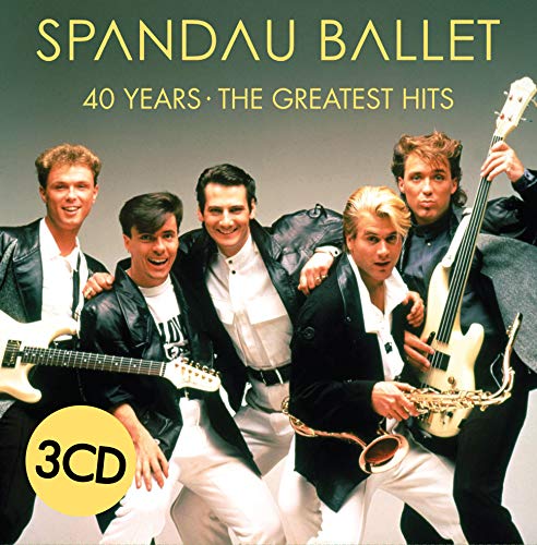 Spandau Ballet album cover featuring five men with instruments.