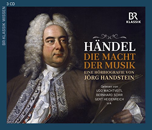 CD cover featuring a portrait of composer George Frideric Handel.