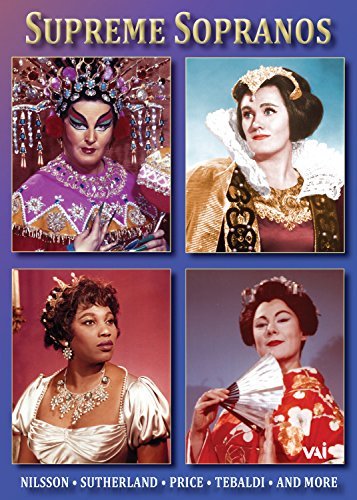 DVD cover featuring four portraits of opera singers in costume.