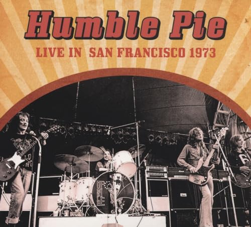 Humble Pie live concert album cover featuring a band on stage.