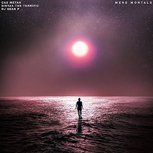 Vinyl record cover: person facing a glowing sun over dark water.