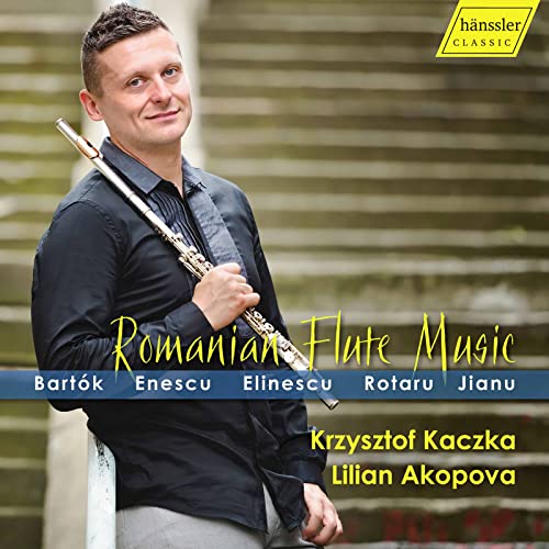 CD cover featuring flutist Krzysztof Kaczka and album title.
